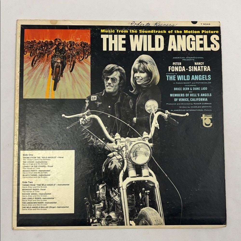 Nancy Sinatra - Peter Fonda - The Wild Angels Soundtrack Vinyl Record LP